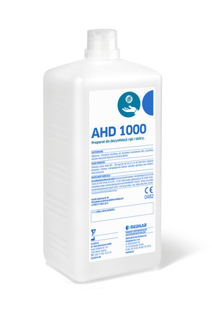 AHD 1000 Roku dezinfekcijas šķidrums pirms injekcijas un procedūras 1000ml