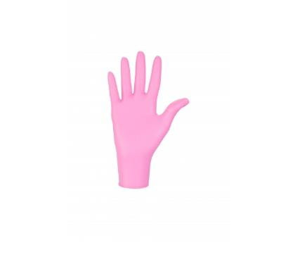 Рукавички нітрилові Nirtylex Pink Mercator розмір S в упаковці 100 шт.