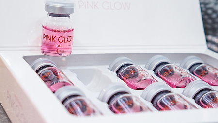 Mesoheal PINK GLOW 10x5ml pakuotė