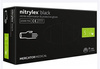 Guantes de nitrilo Mercator NITRYLEX negros talla S paquete de 100 uds.